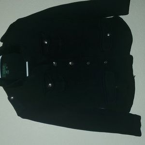 Lauren Ralph Lauren petite sweater jacket with Beautiful buttons.